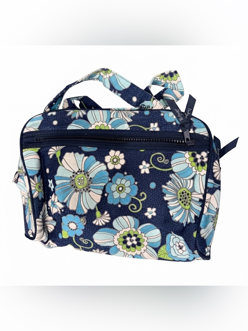 Thirty-one Floral Blue Travel Accessory Women's Bag